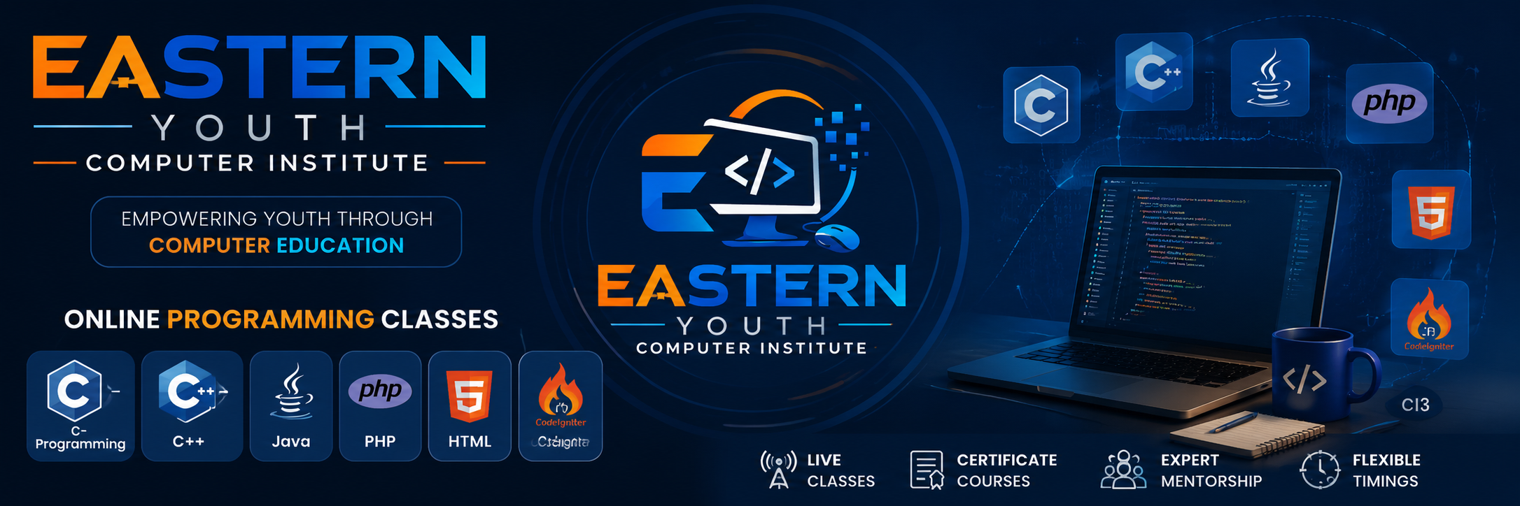 Eastern Youth Computer Institute Banner